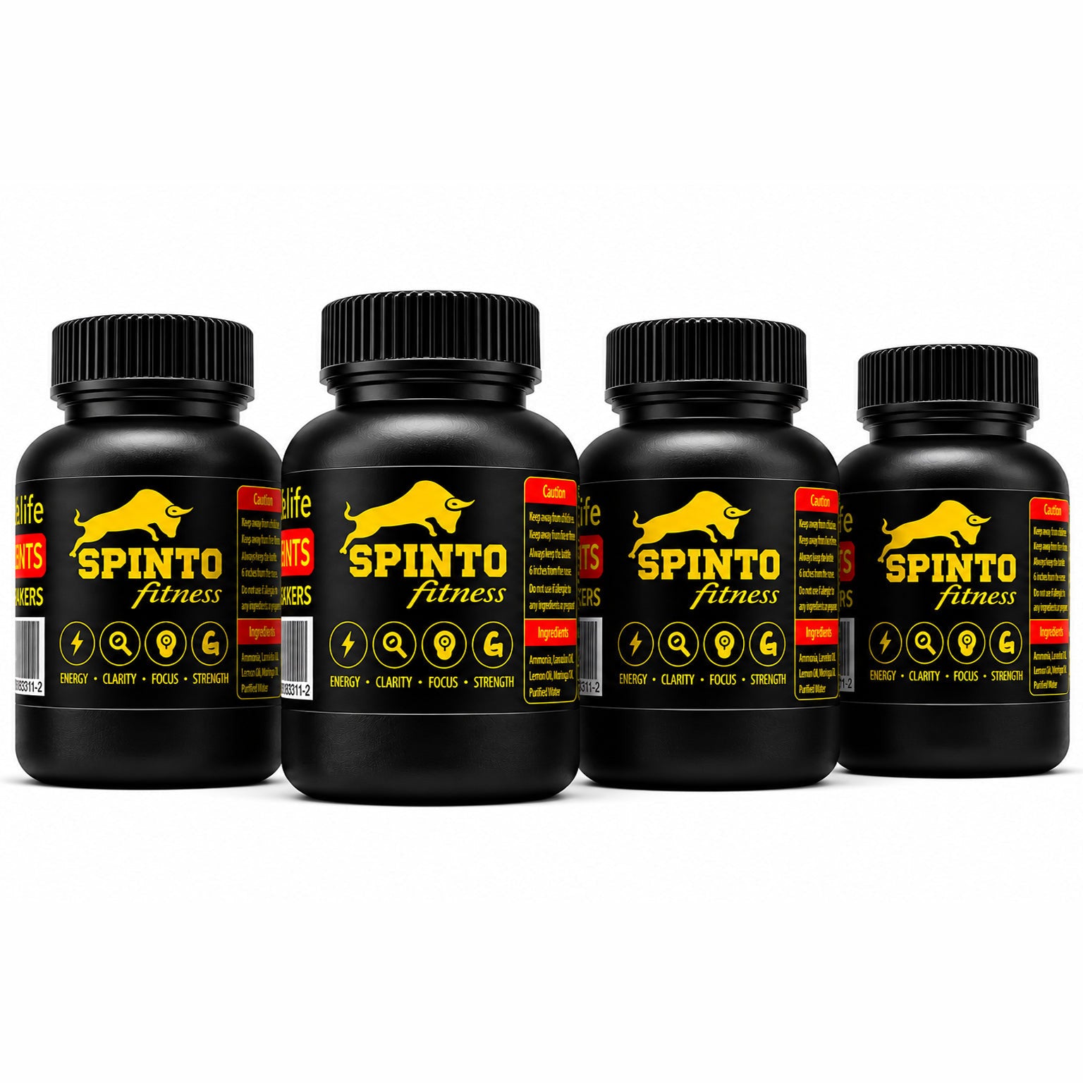Spinto Smelling Salts — 4 bottle pack